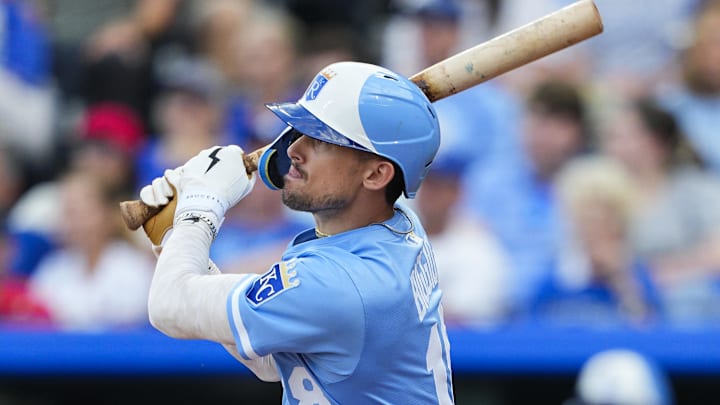 Kansas City Royals designated hitter Cavan Biggio.