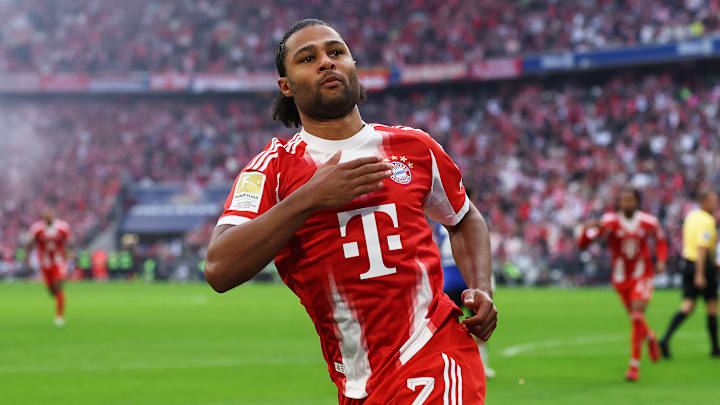 Serge Gnabry im Bayern-Trikot Serge Gnabry im Bayern-Trikot