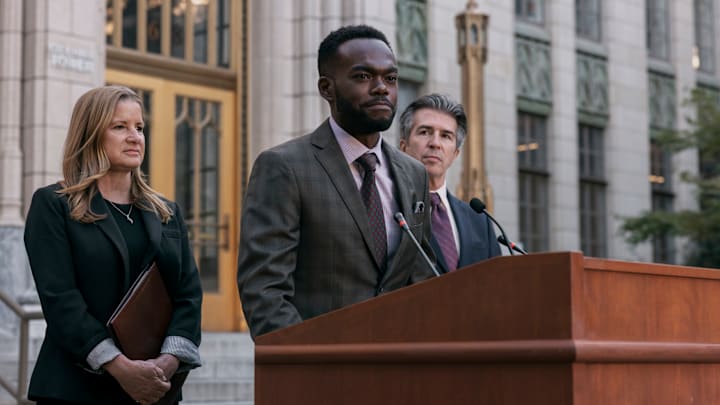 A Man in Full. William Jackson Harper as Wes Jordan in episode 106 of A Man in Full. Cr. Mark Hill/Netflix © 2024
