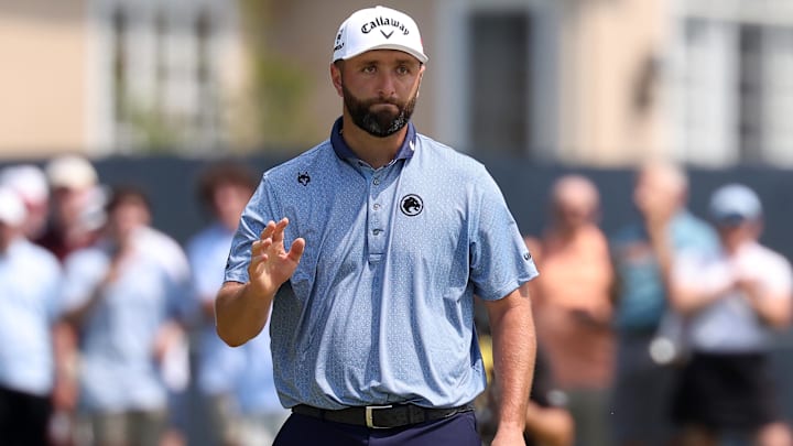 Jon Rahm is contention at the PGA Championship. 