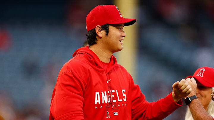 Oakland Athletics v Los Angeles Angels