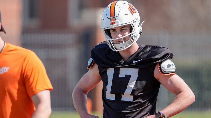 Oklahoma State quarterback Drew Mestemaker.