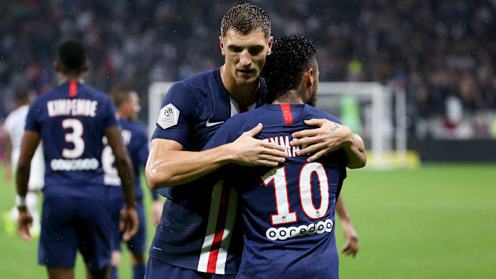 Meunier et Neymar au PSG Meunier et Neymar au PSG