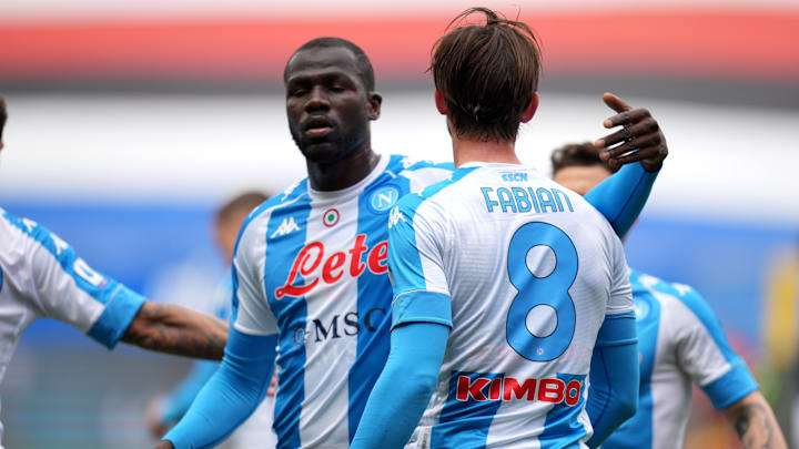 Kalidou Koulibaly e Fabian Ruiz Kalidou Koulibaly e Fabian Ruiz