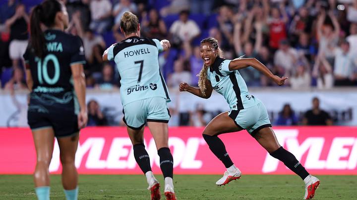 Jaelin Howell and Midge Purce of Gotham FC