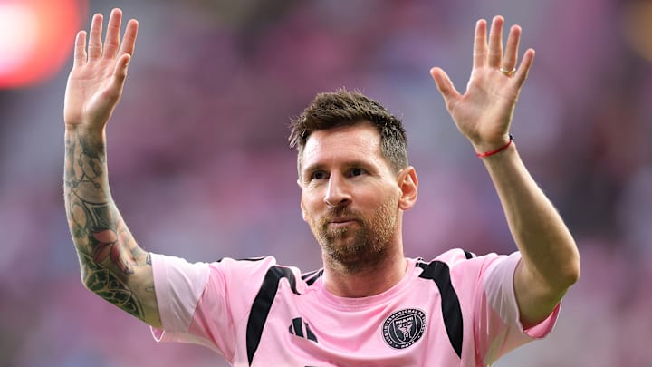 Lionel Messi se estrenó en el nuevo campo de las Garzas