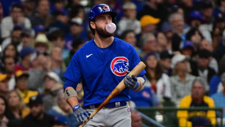 Sep 29, 2023; Milwaukee, Wisconsin, USA; Chicago Cubs third baseman Patrick Wisdom (16)