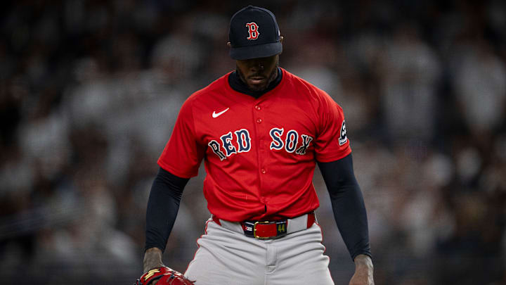 Boston Red Sox closer Aroldis Chapman