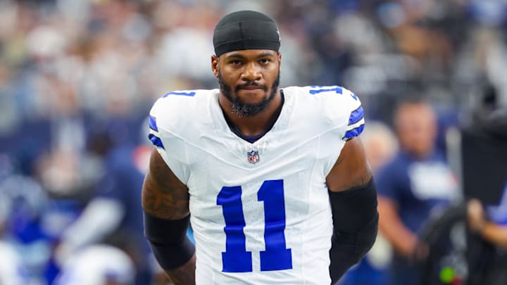 Dallas Cowboys star Micah Parsons before the game against the New Orleans Saints.