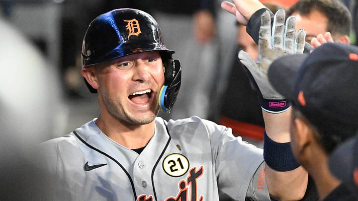 Detroit Tigers first baseman Spencer Torkelson (20). Mandatory Credit: Dan Hamilton-Imagn Images Detroit Tigers first baseman Spencer Torkelson (20). Mandatory Credit: Dan Hamilton-Imagn Images