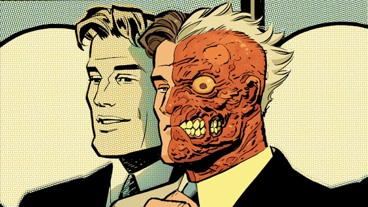 Two-Face #1 variant cover by Chris Samnee. Two-Face #1 variant cover by Chris Samnee.