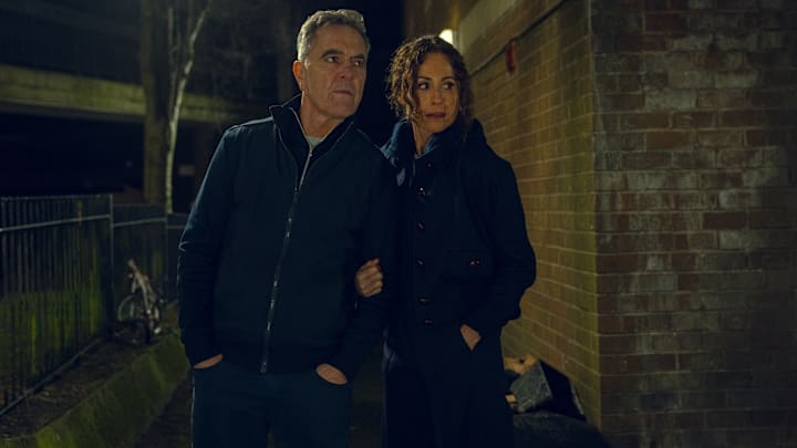 James Nesbitt and Minnie Driver as Simon and Ingrid in Run Away James Nesbitt and Minnie Driver as Simon and Ingrid in Run Away