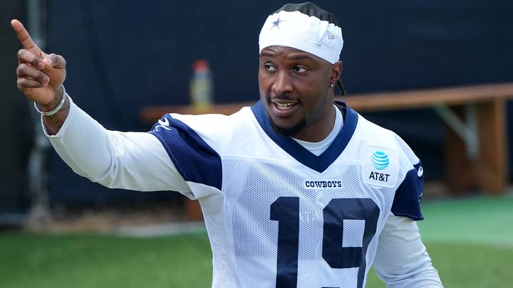 Dallas Cowboys wide receiver Ryan Flournoy (19) at training camp at River Ridge Playing Fields. Mandatory Credit: Kirby Lee-Imagn Images Dallas Cowboys wide receiver Ryan Flournoy (19) at training camp at River Ridge Playing Fields. Mandatory Credit: Kirby Lee-Imagn Images