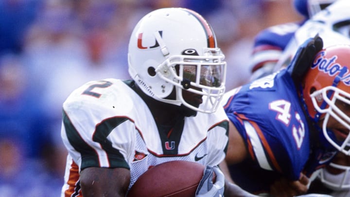 Unknown Date; Gainesville, FL, USA; FILE PHOTO; Miami Hurricanes running back Willis McGahee (2) in action against the Florida Gators at Ben Hill Griffin Stadium. Mandatory Credit: USA TODAY Sports