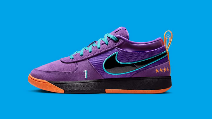 The Nike Book 1 "1995 All-Star Game" colorway drops on May 2, 2025. The Nike Book 1 "1995 All-Star Game" colorway drops on May 2, 2025.