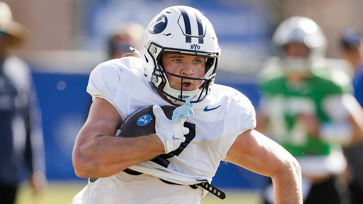 BYU tight end Walker Lyons at Spring Camp BYU tight end Walker Lyons at Spring Camp