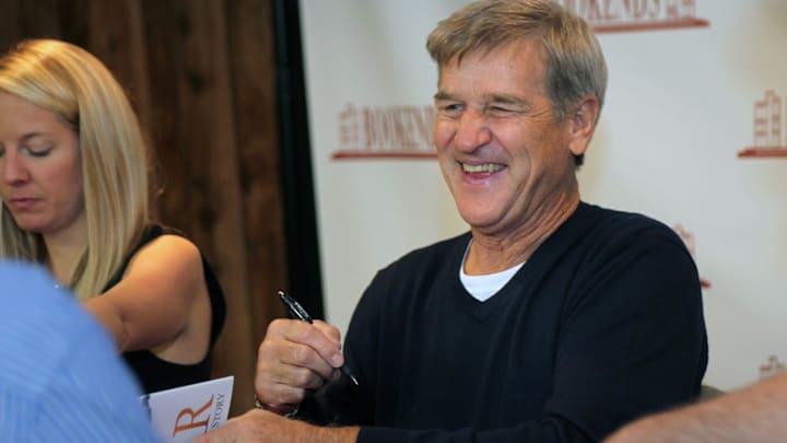 118163 BERGEN; RIDGEWOOD 10/20/2013Hockey Hall of Famer, Bobby Orr greeted fans with a smile and a handshake at Bookends in Ridgewood where he autographed his new book. Sunday, October 20, 2013. STAFF PHOTO BY; KEVIN R. WEXLER118163 BERGEN; RIDGEWOOD 10/20/2013Hockey Hall of Famer, Bobby Orr greeted fans with a smile and a handshake at Bookends in Ridgewood where he autographed his new book. Sunday, October 20, 2013. STAFF PHOTO BY; KEVIN R. WEXLER