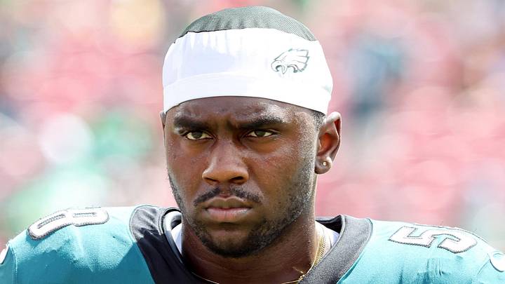 Philadelphia Eagles linebacker Jalyx Hunt
