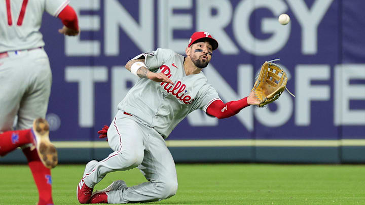 Nick Castellanos salvó el partido con una gran atrapada