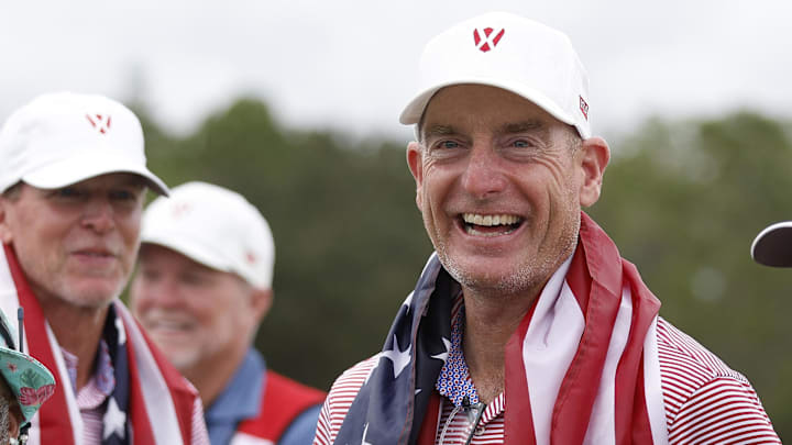 Jim Furyk captained the U.S. to a win at the 2023 World Champions Cup.