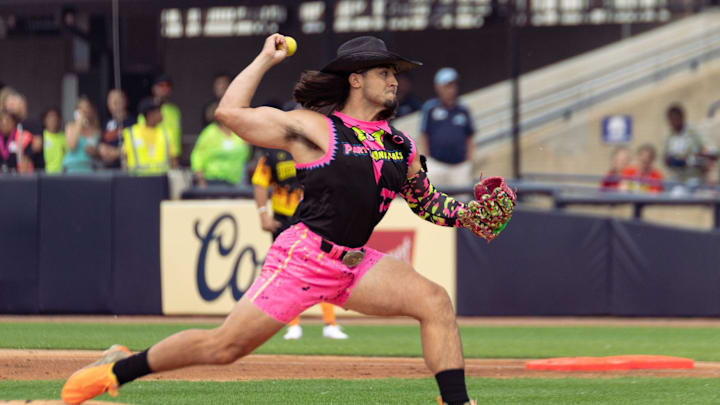 The Savannah Bananas' Party Animals team will face off against the Firefighters as part of the 2025 Banana Ball World Tour in Grand Rapids, on June 12th.