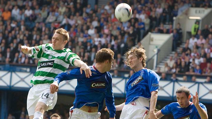 05/05/07 Spl.Rangers V Celtic (2-0).Ibrox - Glasgow.Derek Riordan (Left) Looks To Get The Better Of 05/05/07 Spl.Rangers V Celtic (2-0).Ibrox - Glasgow.Derek Riordan (Left) Looks To Get The Better Of