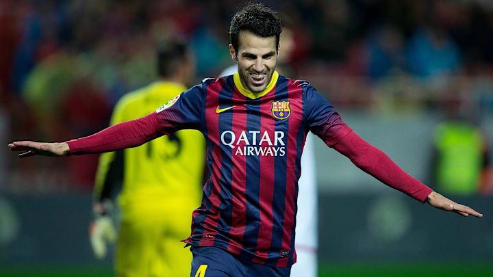 Fabregas spent three years at Barcelona
