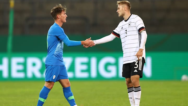 Martin Pecar (links) spielt bereits in der slowenischen U21-Nationalmannschaft.