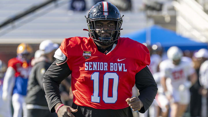 Texas Tech defensive tackle Lee Hunter shows up as Round 1 material after the Senior Bowl, and could be on Bears radar.