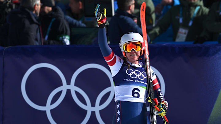 Breezy Johnson has secured the first gold medal for Team USA after taking top honors in the women's downhill.