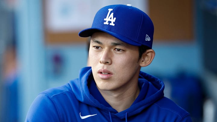 Los Angeles Dodgers pitcher Roki Sasaki.