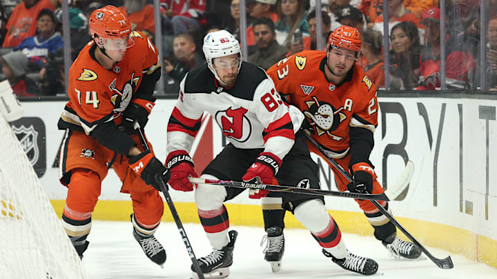 New Jersey Devils v Anaheim Ducks New Jersey Devils v Anaheim Ducks