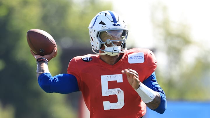 Anthony Richardson at Indianapolis Colts Training Camp