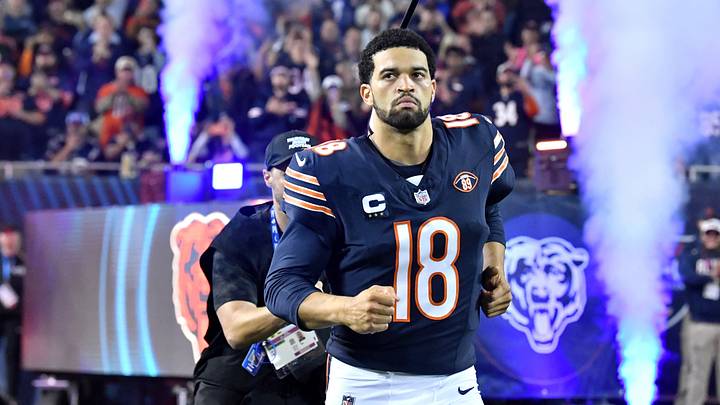 Chicago Bears quarterback Caleb Williams is rising in the latest MVP odds. Chicago Bears quarterback Caleb Williams is rising in the latest MVP odds.