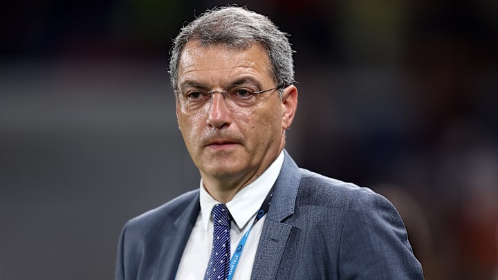 Damien Comolli , general manager of Juventus Fc looks on... Damien Comolli , general manager of Juventus Fc looks on...