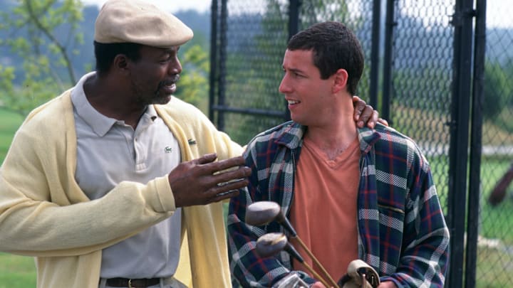 Carl Weathers and Adam Sandler in 1996's "Happy Gilmore"