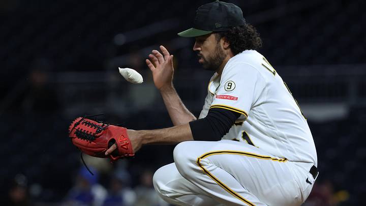 Pittsburgh Pirates relief pitcher Justin Lawrence. Pittsburgh Pirates relief pitcher Justin Lawrence.