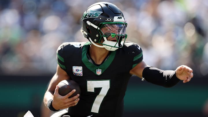 New York Jets quarterback Justin Fields