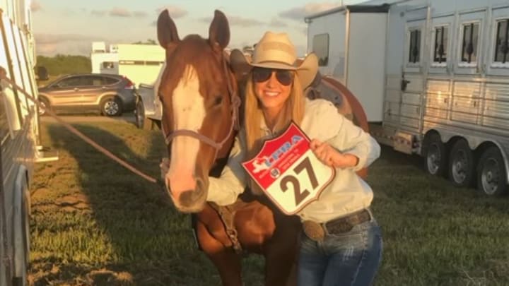 Tacy and her partner of over ten years, Hondo. Tacy and her partner of over ten years, Hondo.