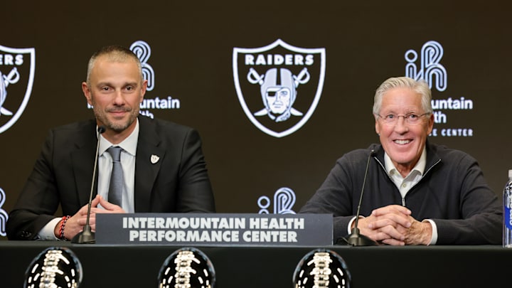 Las Vegas Raiders Introduce Pete Carroll As Head Coach, John Spytek As General Manager