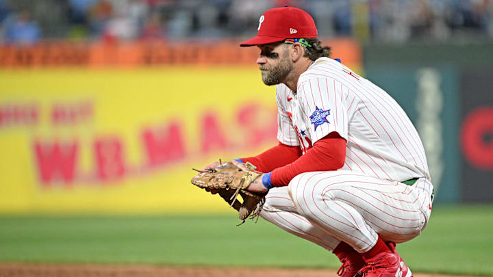 Philadelphia Phillies first baseman Bryce Harper.