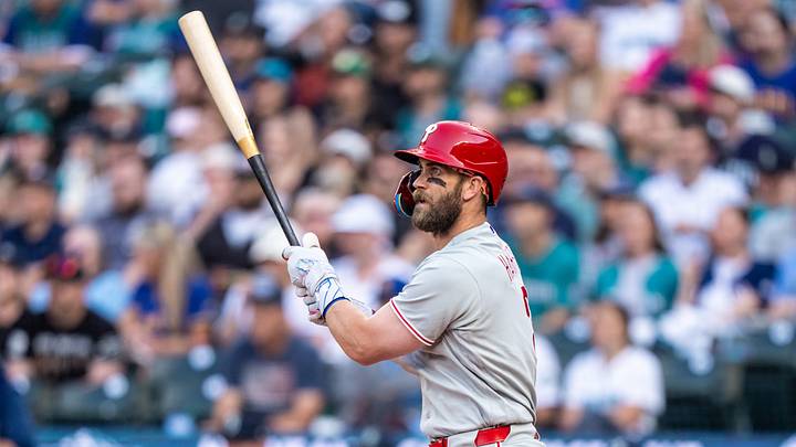 Bryce Harper and the Phillies are looking to bounce back in Seattle. Bryce Harper and the Phillies are looking to bounce back in Seattle.