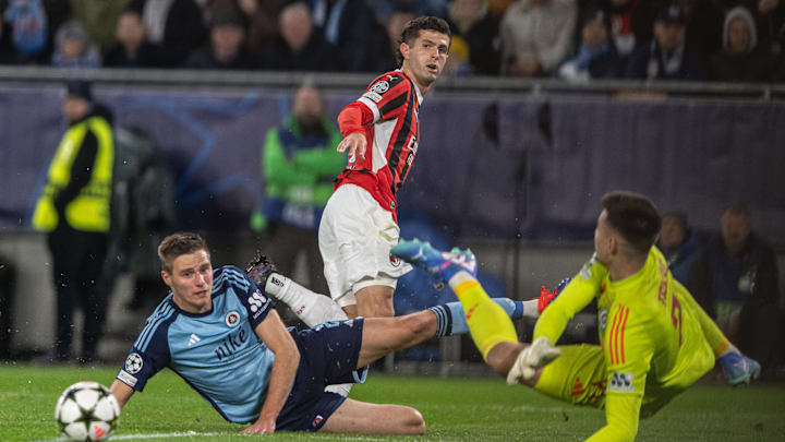 Christian Pulisic scored Milan's opening goal in the Champions League.
