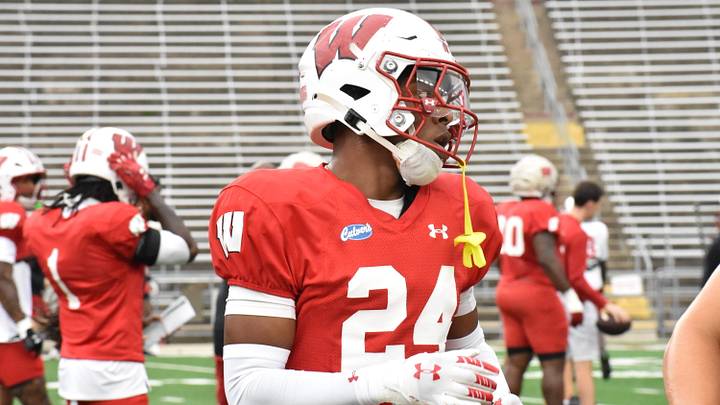 Wisconsin CB Jai'mier Scott. Wisconsin CB Jai'mier Scott.