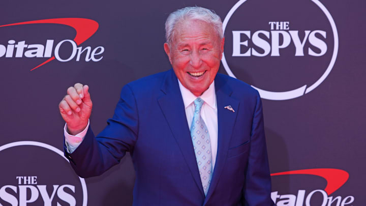 Lee Corso on the red carpet before the ESPYS at The Dolby Theatre