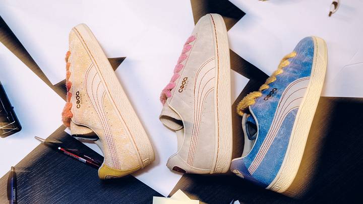 The Whitaker Group x PUMA Suede CODA "Echo Points." The Whitaker Group x PUMA Suede CODA "Echo Points."