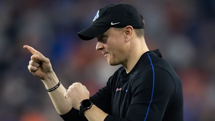 Boise State Broncos head coach Spencer Danielson.