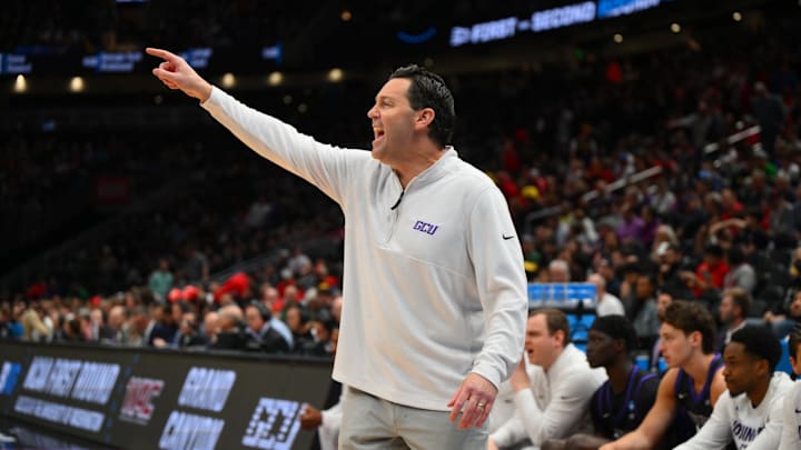 Grand Canyon Antelopes head coach Bryce Drew. 