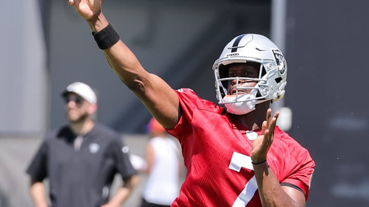 Geno Smith of the Las Vegas Raiders