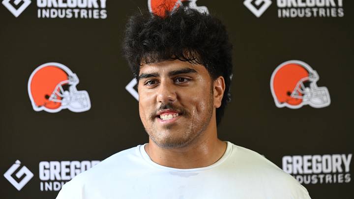 Cleveland Browns offensive tackle Spencer Fano Cleveland Browns offensive tackle Spencer Fano